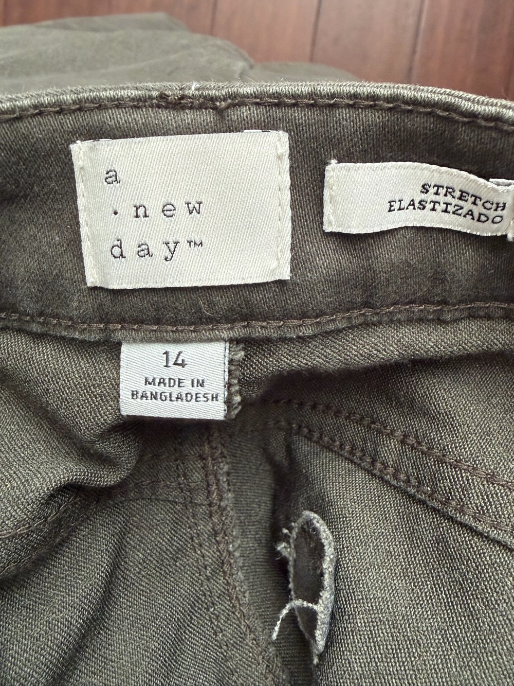 a new day Olive Green Stretch Jeggings